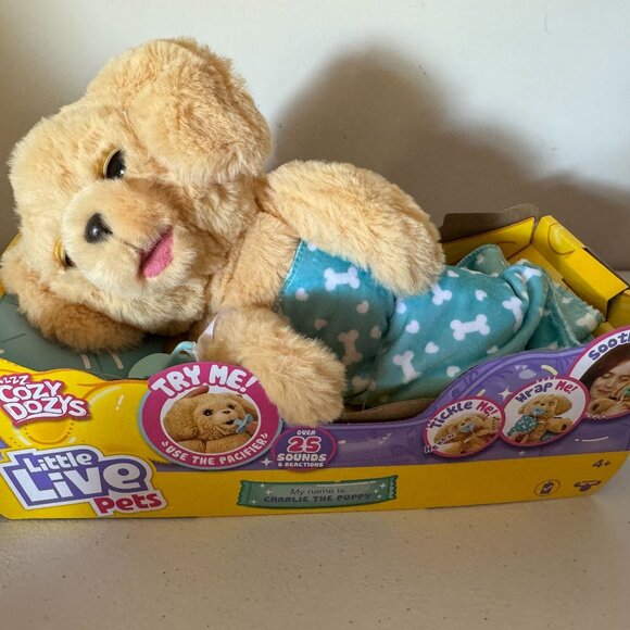 Little Live Pets: Cozy Dozy Charlie the Puppy Cuddly and Soft Stuffed Pl… - Picture 1 of 5